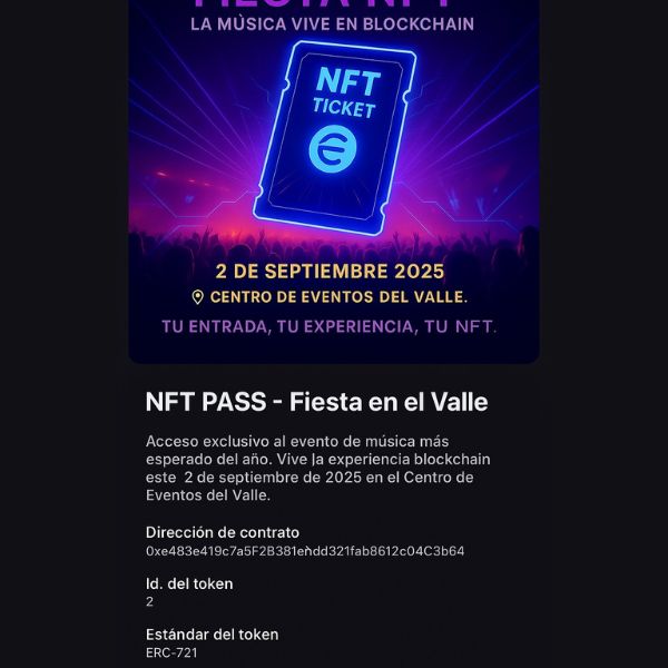 NFT PASS EVENTIO